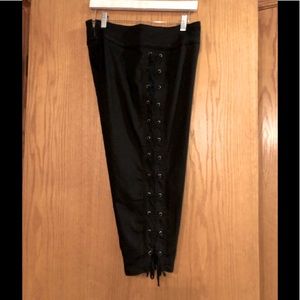K.Jordan tie up leg capri pants